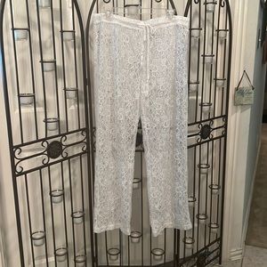 Swimsuit coverup pants.